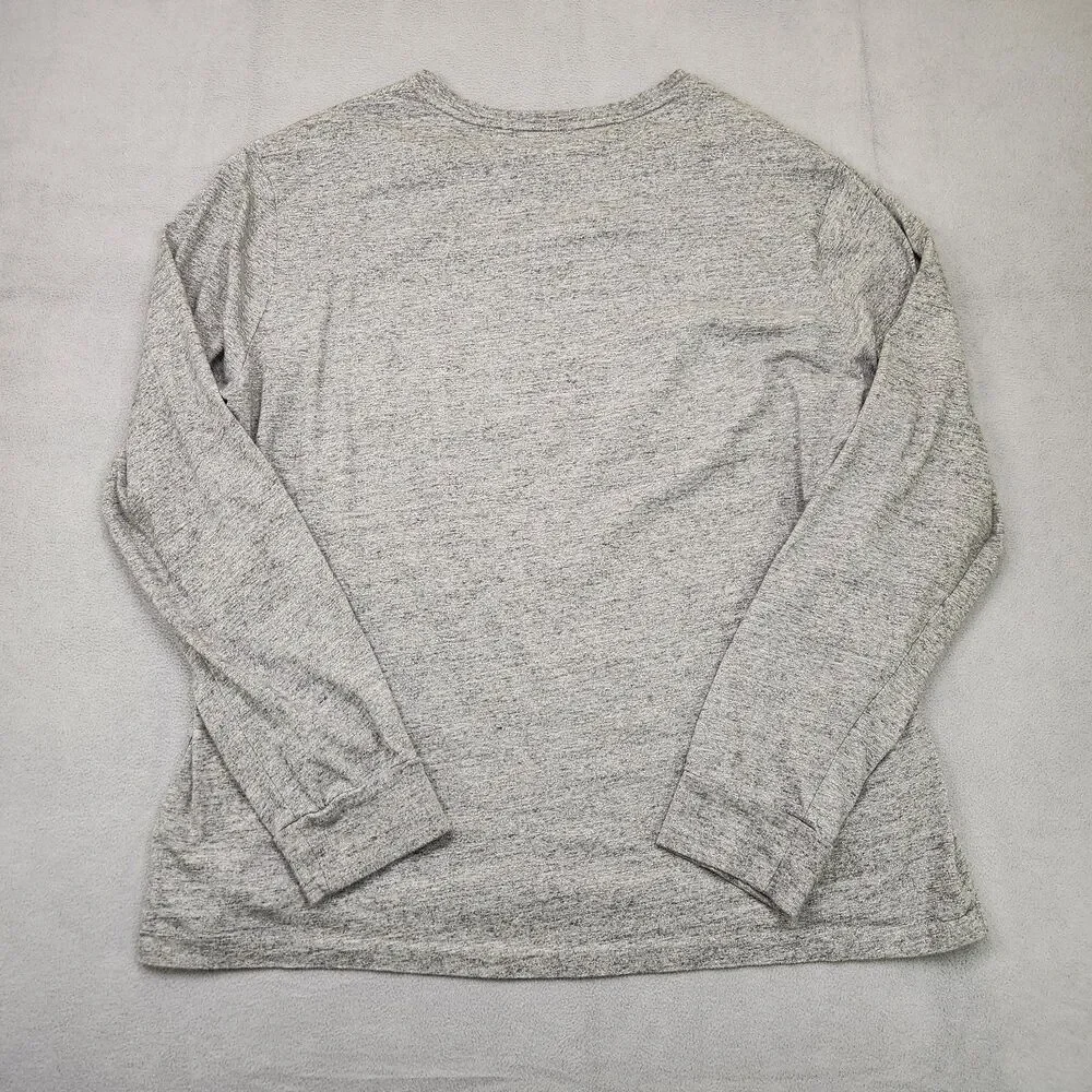 Polo Ralph Lauren Custom Slim Fit Long Sleeve T-Shirt Men's XL Gray Cotton Pony
